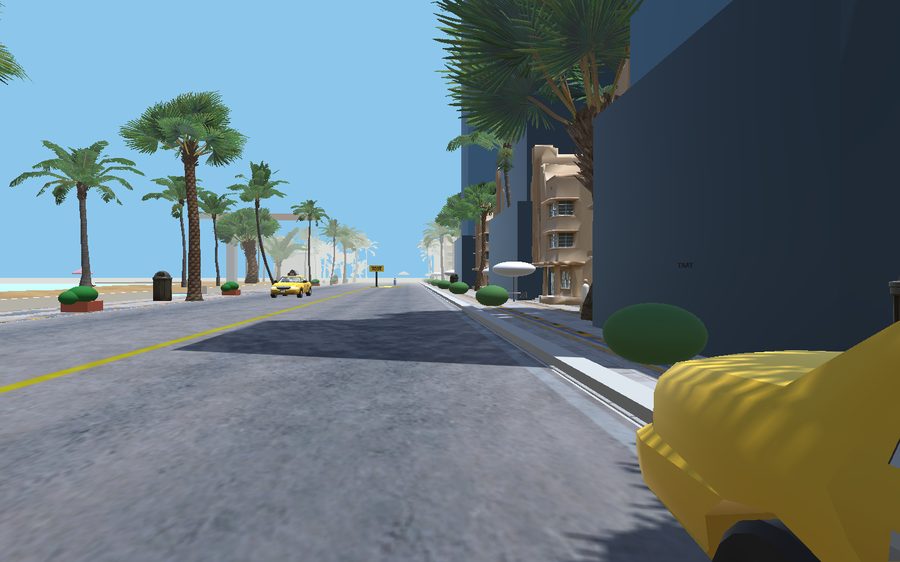 Kreuzung an der Ocean Drive